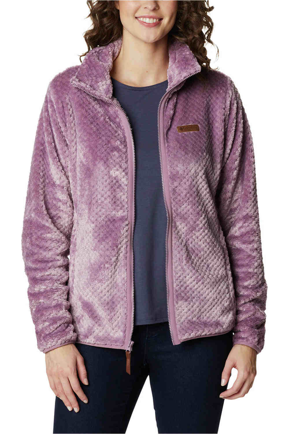 Columbia forro polar mujer Columbia Fire Side II Sherpa FZ vista detalle Columbia forro polar mujer Columbia Fire Side II Sherpa FZ vista detalle