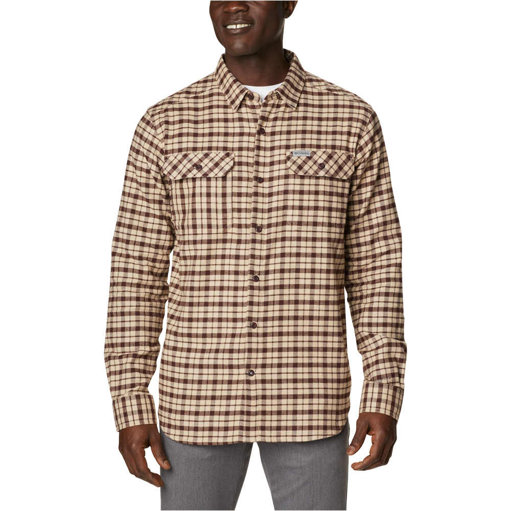 Columbia camisa montaña manga larga hombre Columbia Flare Gun Stretch Flannel vista trasera Columbia camisa montaña manga larga hombre Columbia Flare Gun Stretch Flannel vista trasera