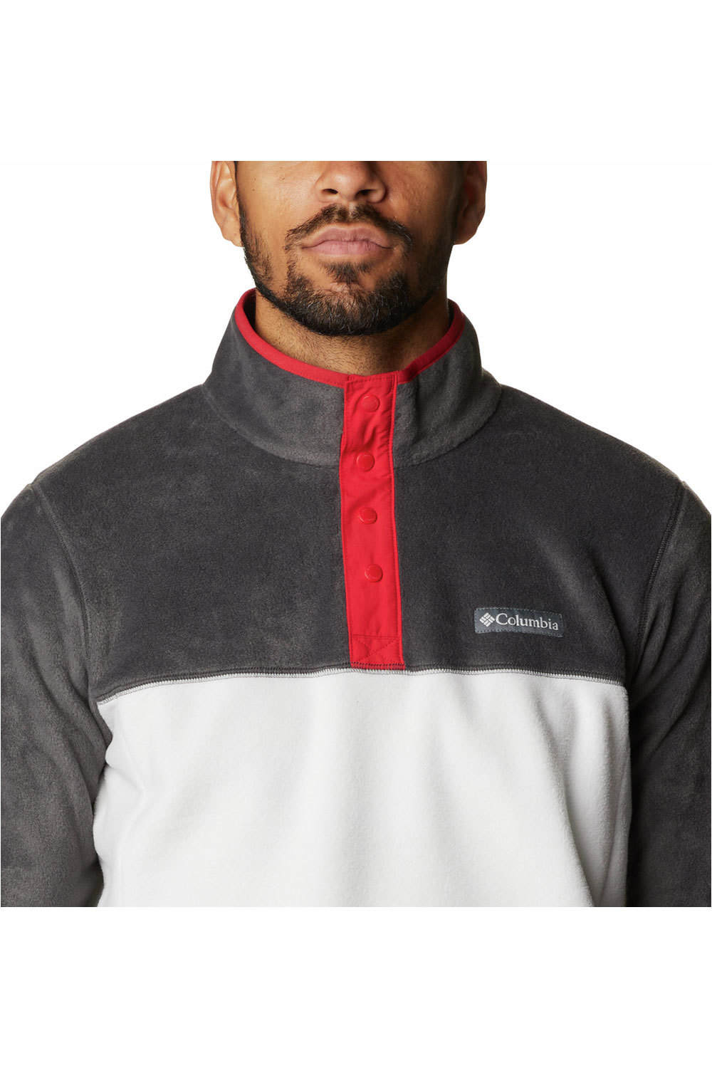 Columbia forro polar hombre Columbia Steens Mountain Half Snap vista detalle Columbia forro polar hombre Columbia Steens Mountain Half Snap vista detalle