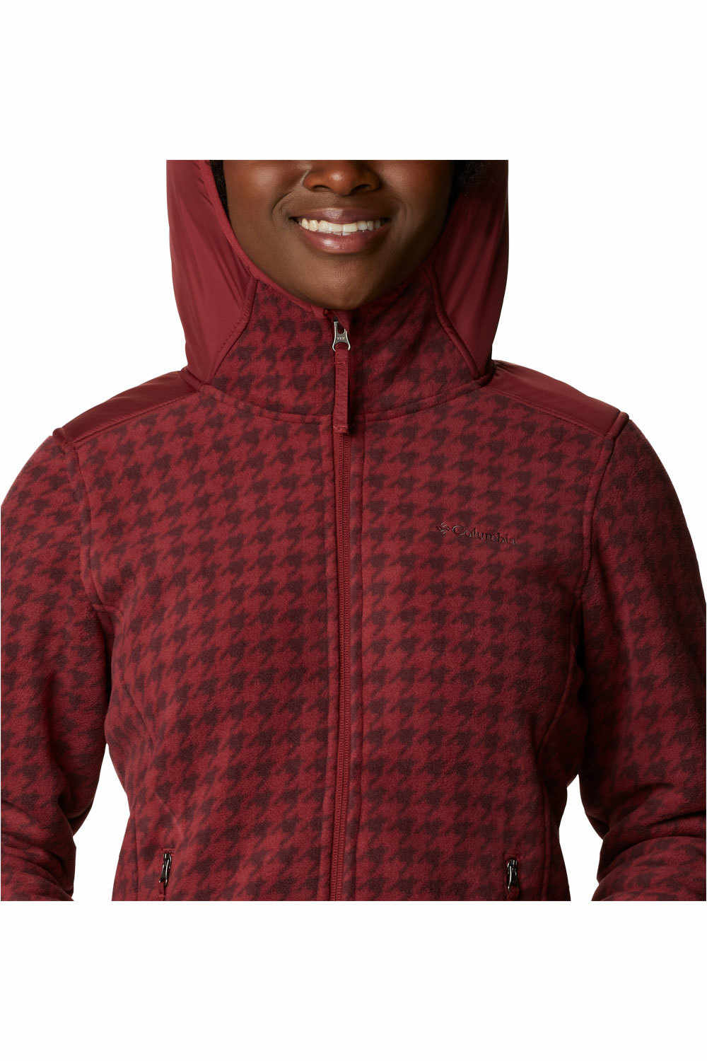 Columbia forro polar mujer Columbia Winter Pass Print Fleece Full Zip vista trasera Columbia forro polar mujer Columbia Winter Pass Print Fleece Full Zip vista trasera