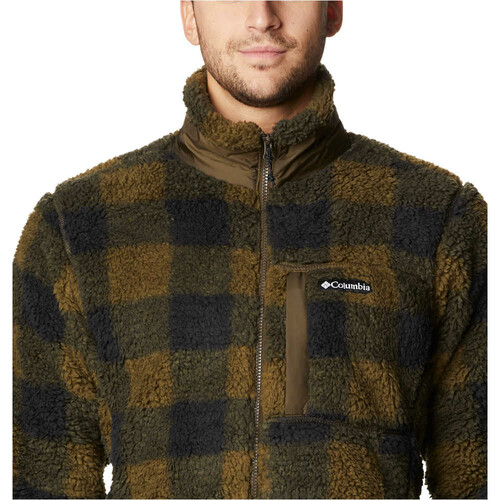 COLUMBIA WINTER PASS PRINT FLEECE FULL ZIP verde