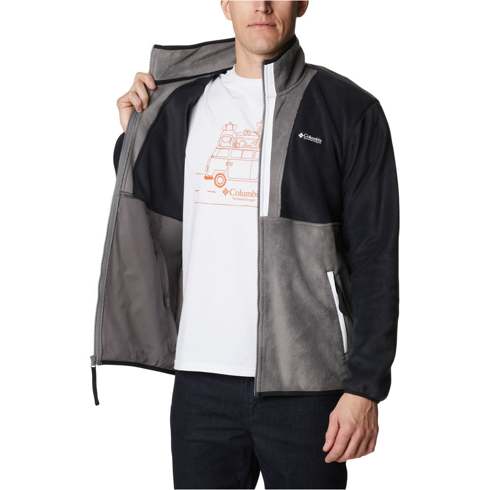 Columbia forro polar hombre Columbia Back Bowl Full Zip Fleece vista detalle Columbia forro polar hombre Columbia Back Bowl Full Zip Fleece vista detalle