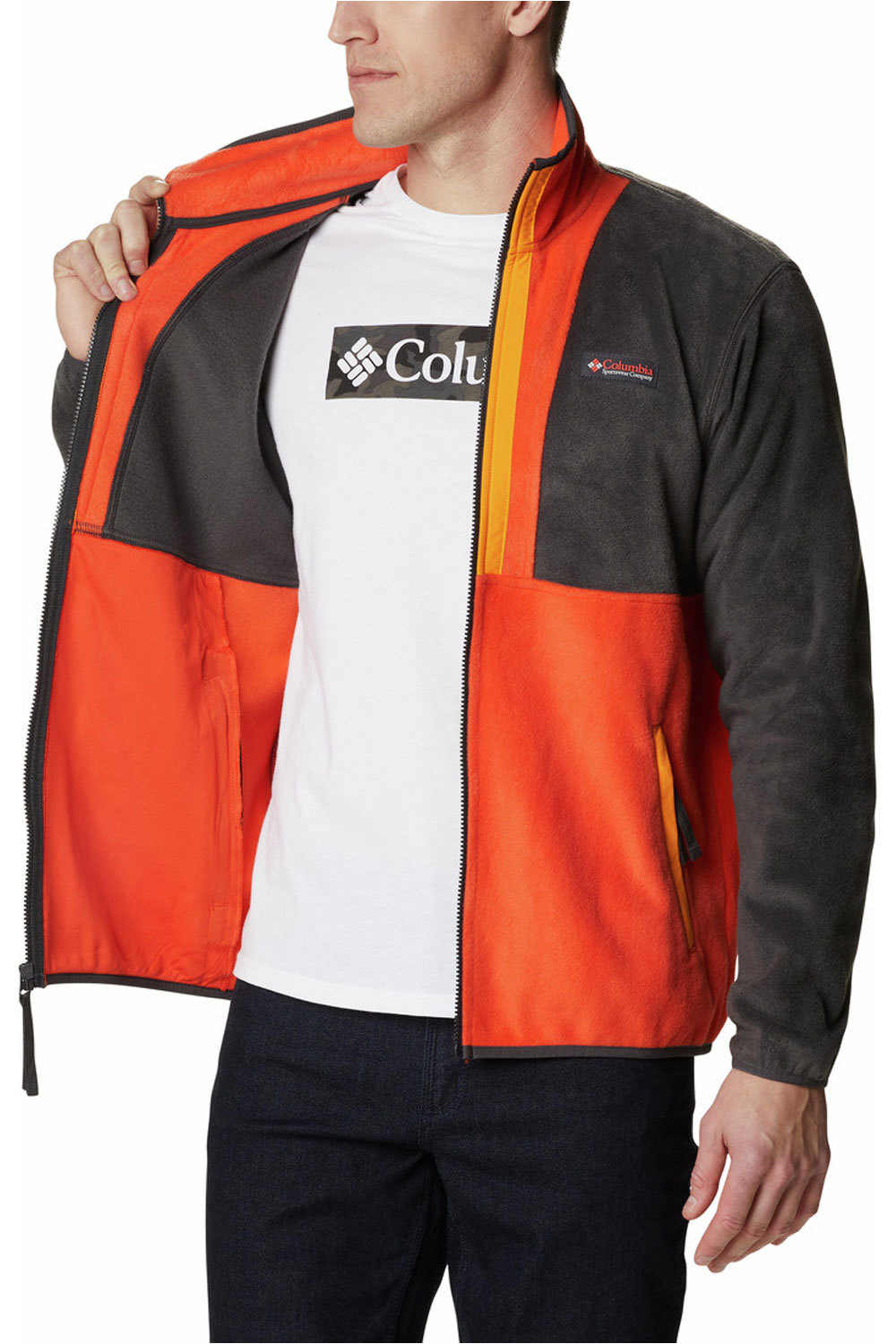 Columbia forro polar hombre Columbia Back Bowl Full Zip Fleece vista detalle Columbia forro polar hombre Columbia Back Bowl Full Zip Fleece vista detalle