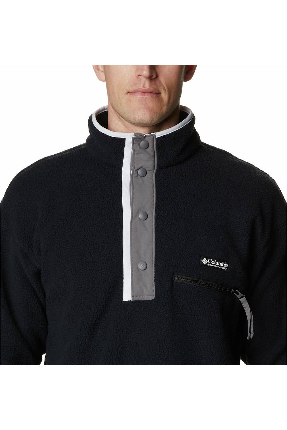 Columbia forro polar hombre Helvetia Half Snap Fleece vista detalle Columbia forro polar hombre Helvetia Half Snap Fleece vista detalle