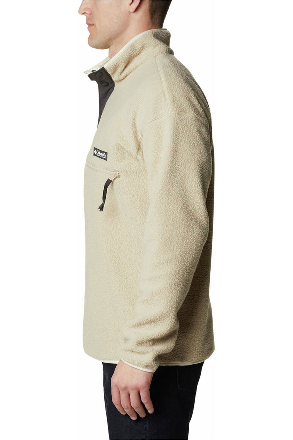 Columbia forro polar hombre Columbia Helvetia Half Snap Fleece vista trasera Columbia forro polar hombre Columbia Helvetia Half Snap Fleece vista trasera