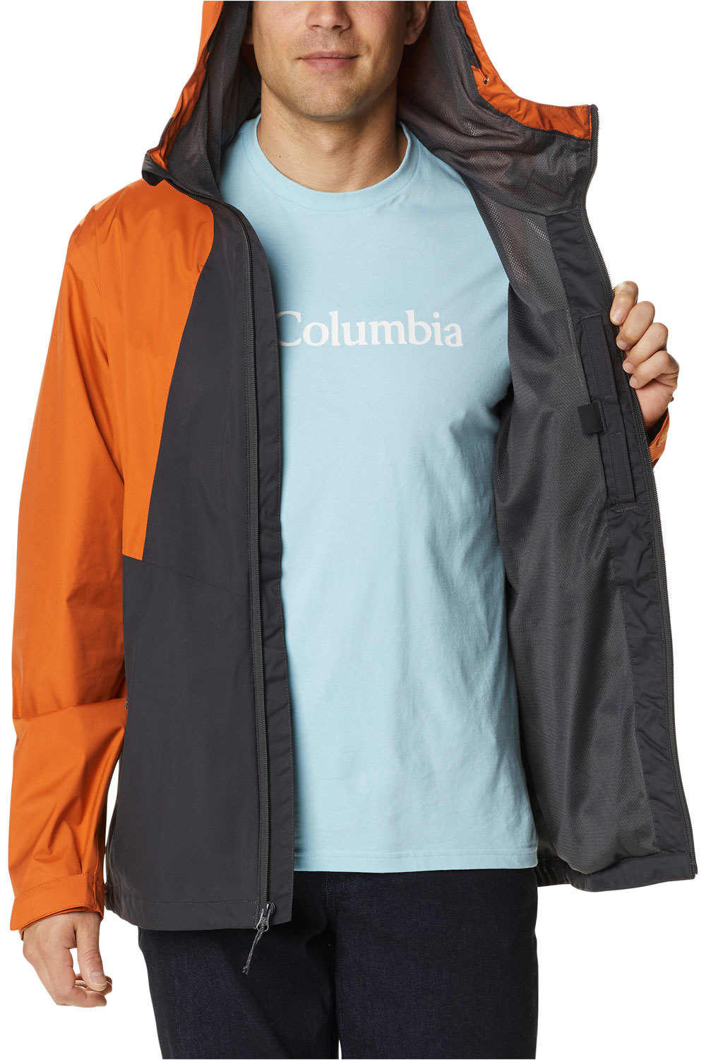Columbia chaqueta impermeable hombre Columbia Inner Limits II Jacket NE vista detalle Columbia chaqueta impermeable hombre Columbia Inner Limits II Jacket NE vista detalle