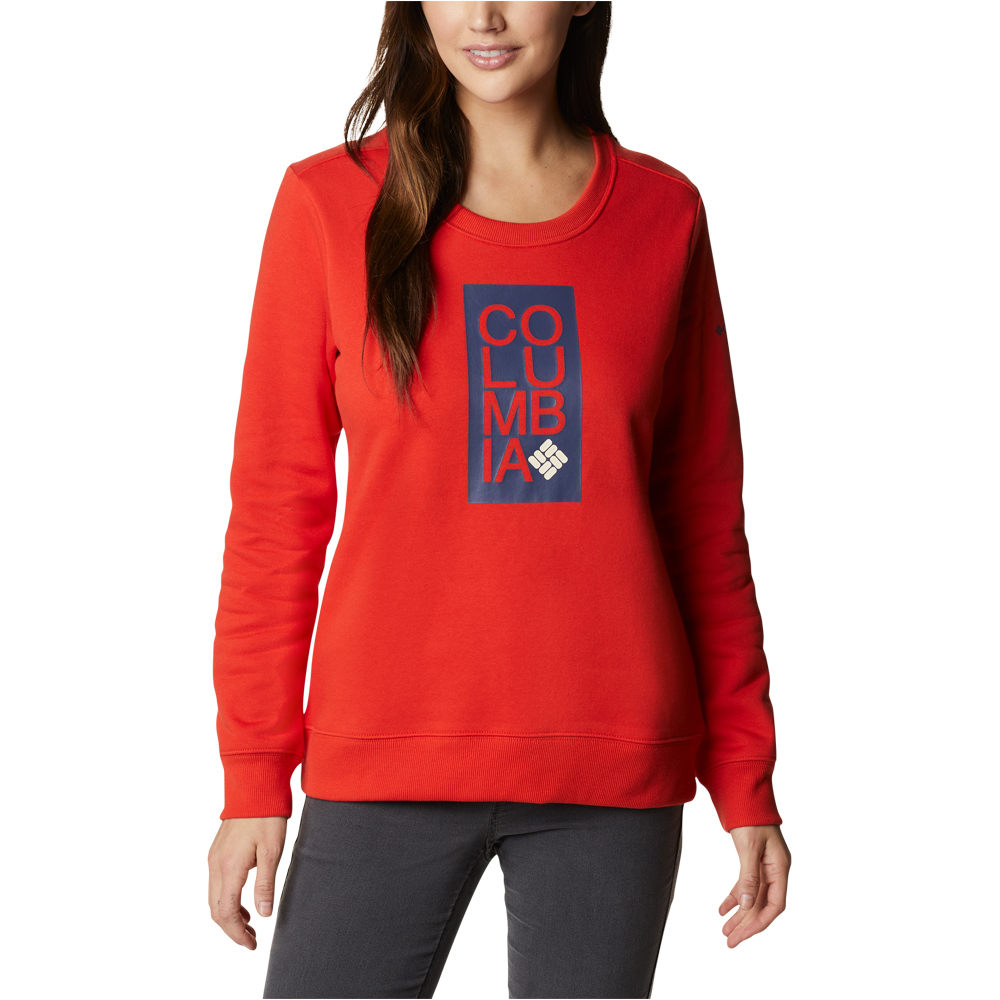 Columbia Sudaderas Montaña Mujer Columbia Columbia Logo Crew vista trasera Columbia Sudaderas Montaña Mujer Columbia Columbia Logo Crew vista trasera
