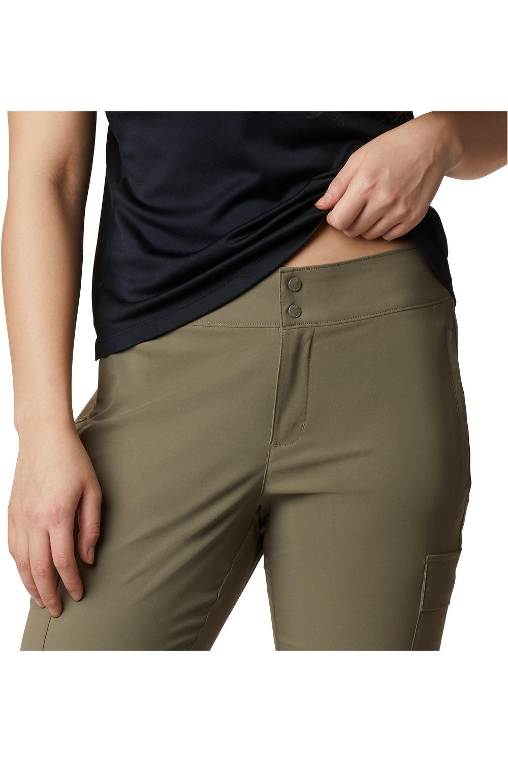 Columbia pantalón montaña mujer Columbia Firwood Cargo Pant vista frontal Columbia pantalón montaña mujer Columbia Firwood Cargo Pant vista frontal