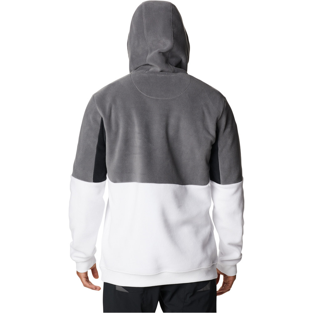 Columbia forro polar hombre Columbia Columbia Lodge II Fleece Hoodie vista trasera Columbia forro polar hombre Columbia Columbia Lodge II Fleece Hoodie vista trasera