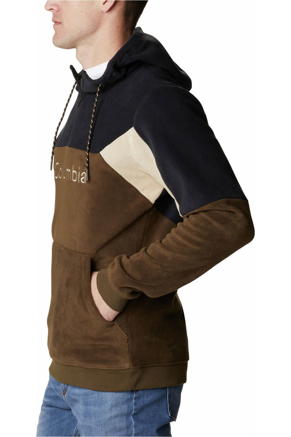Columbia forro polar hombre Columbia Columbia Lodge II Fleece Hoodie vista trasera Columbia forro polar hombre Columbia Columbia Lodge II Fleece Hoodie vista trasera