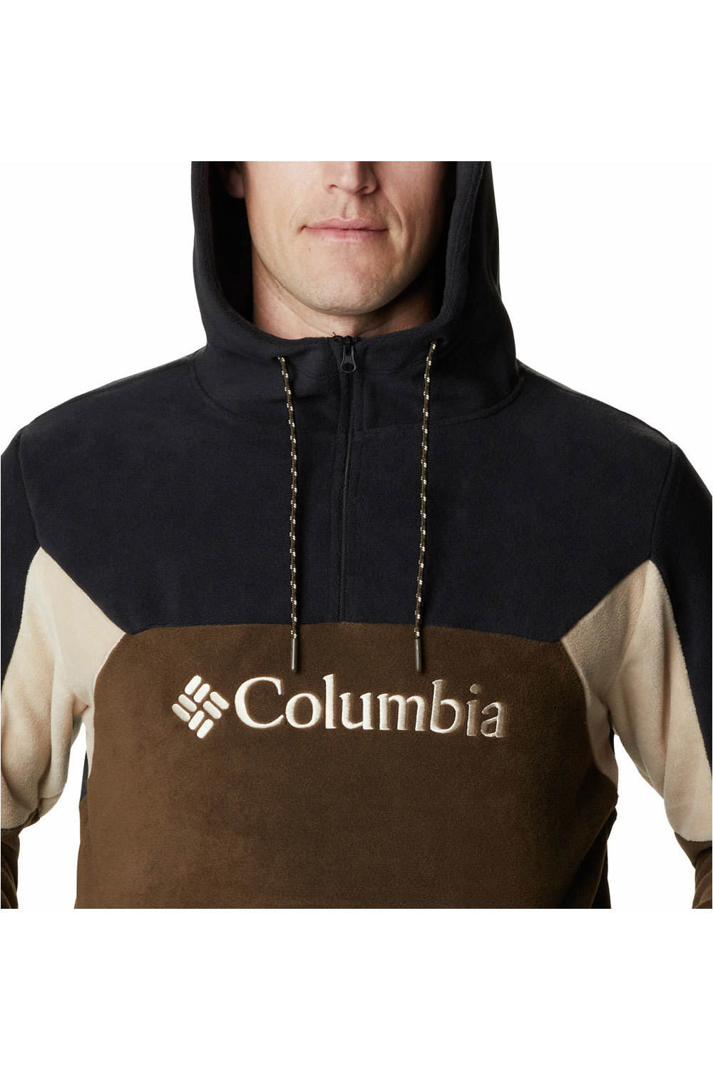 Columbia forro polar hombre Columbia Columbia Lodge II Fleece Hoodie vista detalle Columbia forro polar hombre Columbia Columbia Lodge II Fleece Hoodie vista detalle