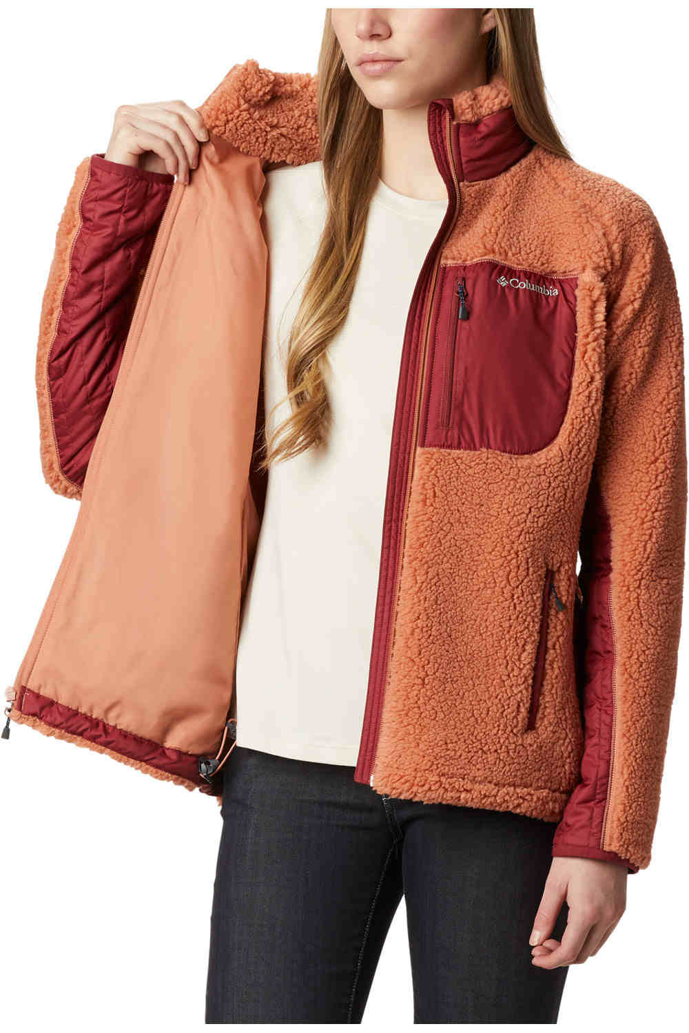 Columbia forro polar mujer Columbia W Archer Ridge II FZ vista detalle Columbia forro polar mujer Columbia W Archer Ridge II FZ vista detalle
