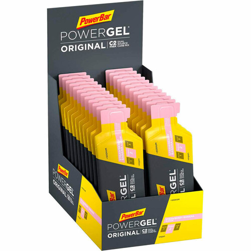 POWERBAR CAJA POWERGEL STRAWBERRY/BANANA 24UDS