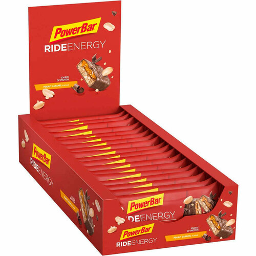 POWERBAR CAJA RIDE BAR PEANUT-CARAMEL 18UDS