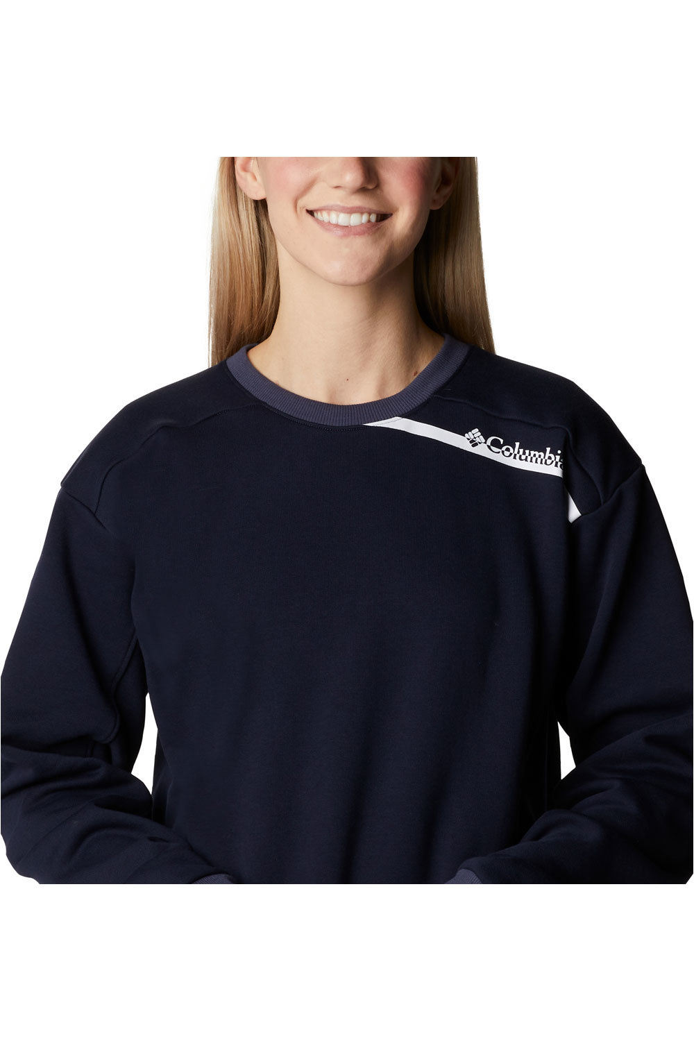 Columbia Sudaderas Montaña Mujer Columbia Columbia Lodge III Crew vista trasera Columbia Sudaderas Montaña Mujer Columbia Columbia Lodge III Crew vista trasera