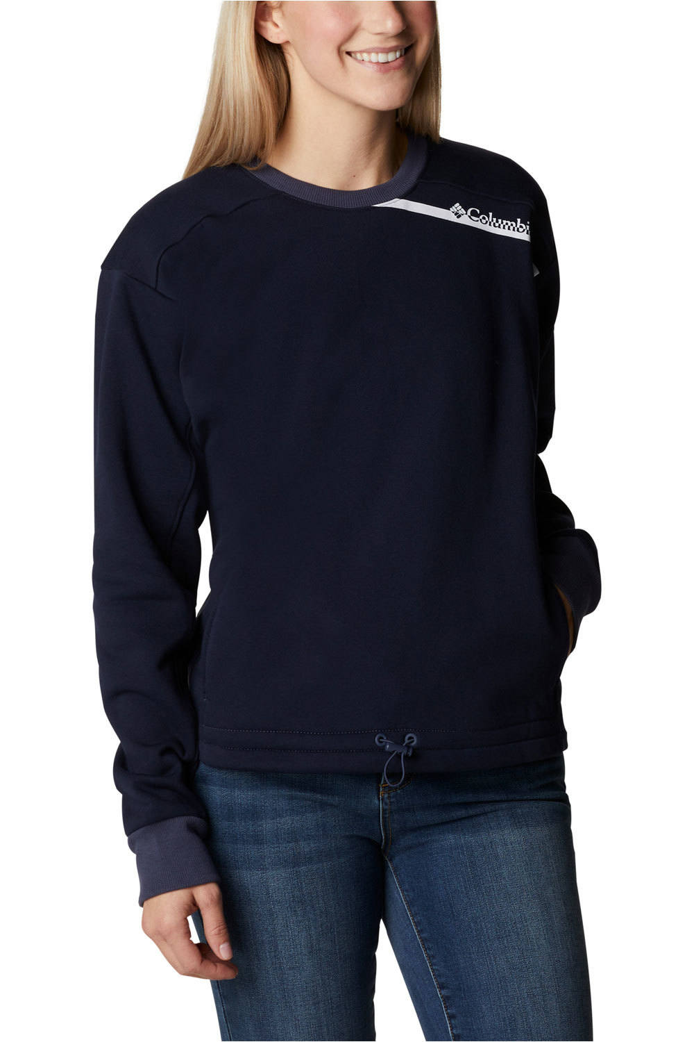 Columbia Sudaderas Montaña Mujer Columbia Columbia Lodge III Crew vista detalle Columbia Sudaderas Montaña Mujer Columbia Columbia Lodge III Crew vista detalle