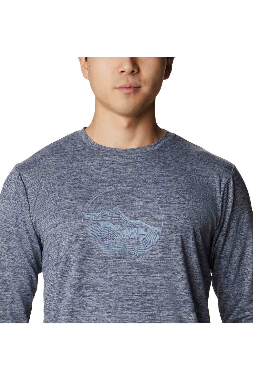Columbia camiseta montaña manga larga hombre Columbia Tech Trail Graphic Long Sleeve vista trasera Columbia camiseta montaña manga larga hombre Columbia Tech Trail Graphic Long Sleeve vista trasera