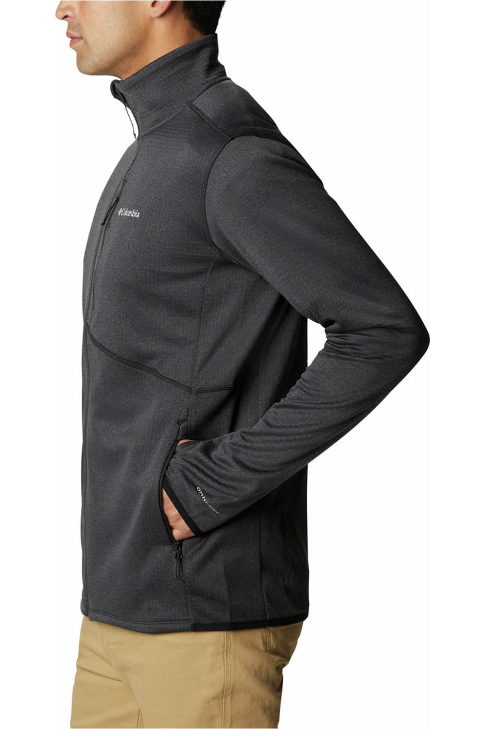 Columbia forro polar hombre Park View Fleece Full Zip vista trasera Columbia forro polar hombre Park View Fleece Full Zip vista trasera