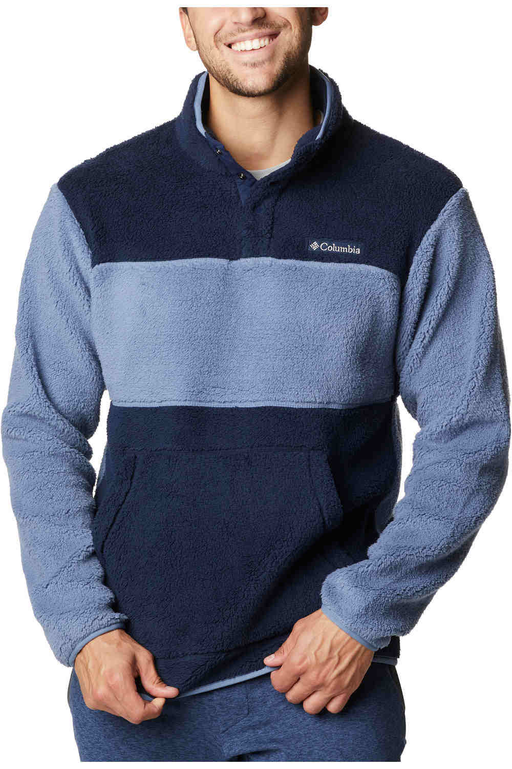 Columbia forro polar hombre Columbia Rugged Ridge Sherpa Half Snap vista detalle Columbia forro polar hombre Columbia Rugged Ridge Sherpa Half Snap vista detalle