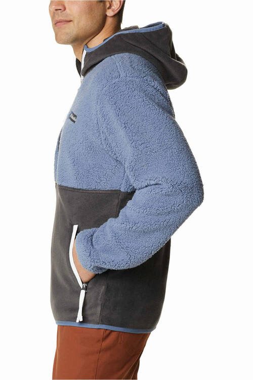 COLUMBIA BACKBOWL SHERPA FULL ZIP HOODIE azul