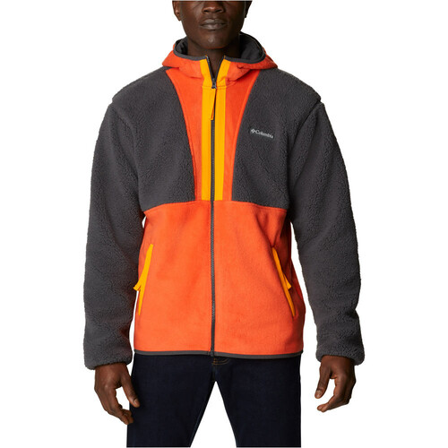 COLUMBIA BACKBOWL SHERPA FULL ZIP HOODIE naranja