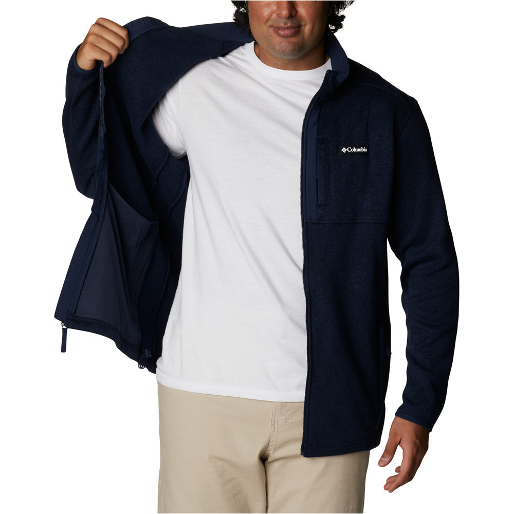 Columbia forro polar hombre Columbia Sweater Weather Full Zip vista detalle Columbia forro polar hombre Columbia Sweater Weather Full Zip vista detalle