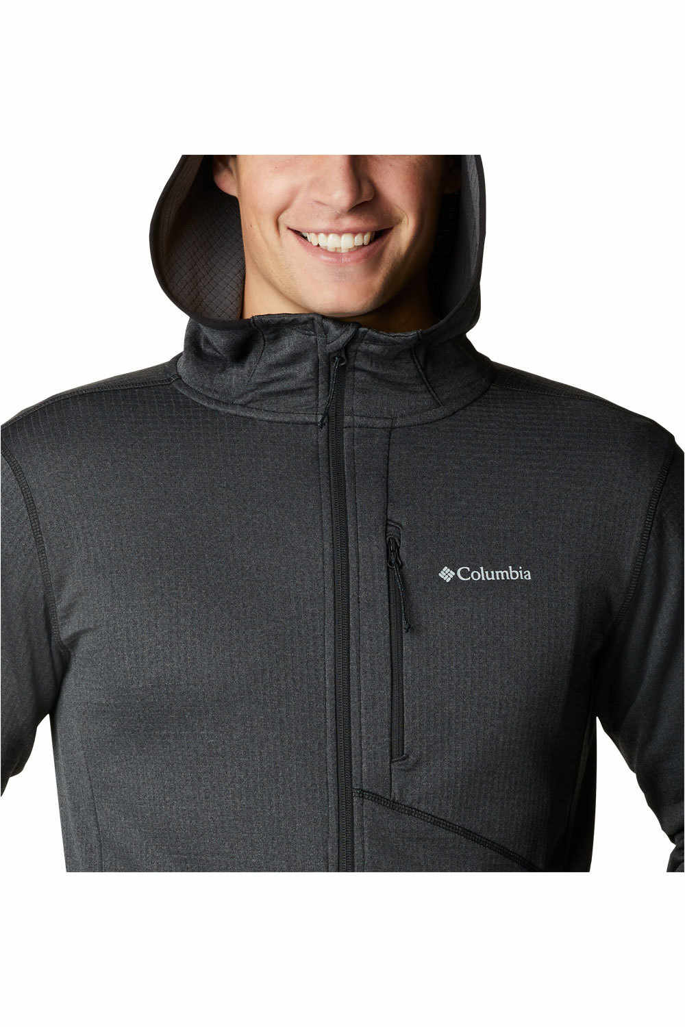 Columbia forro polar hombre Columbia Park View Fleece Full Zip Hoodie vista trasera Columbia forro polar hombre Columbia Park View Fleece Full Zip Hoodie vista trasera