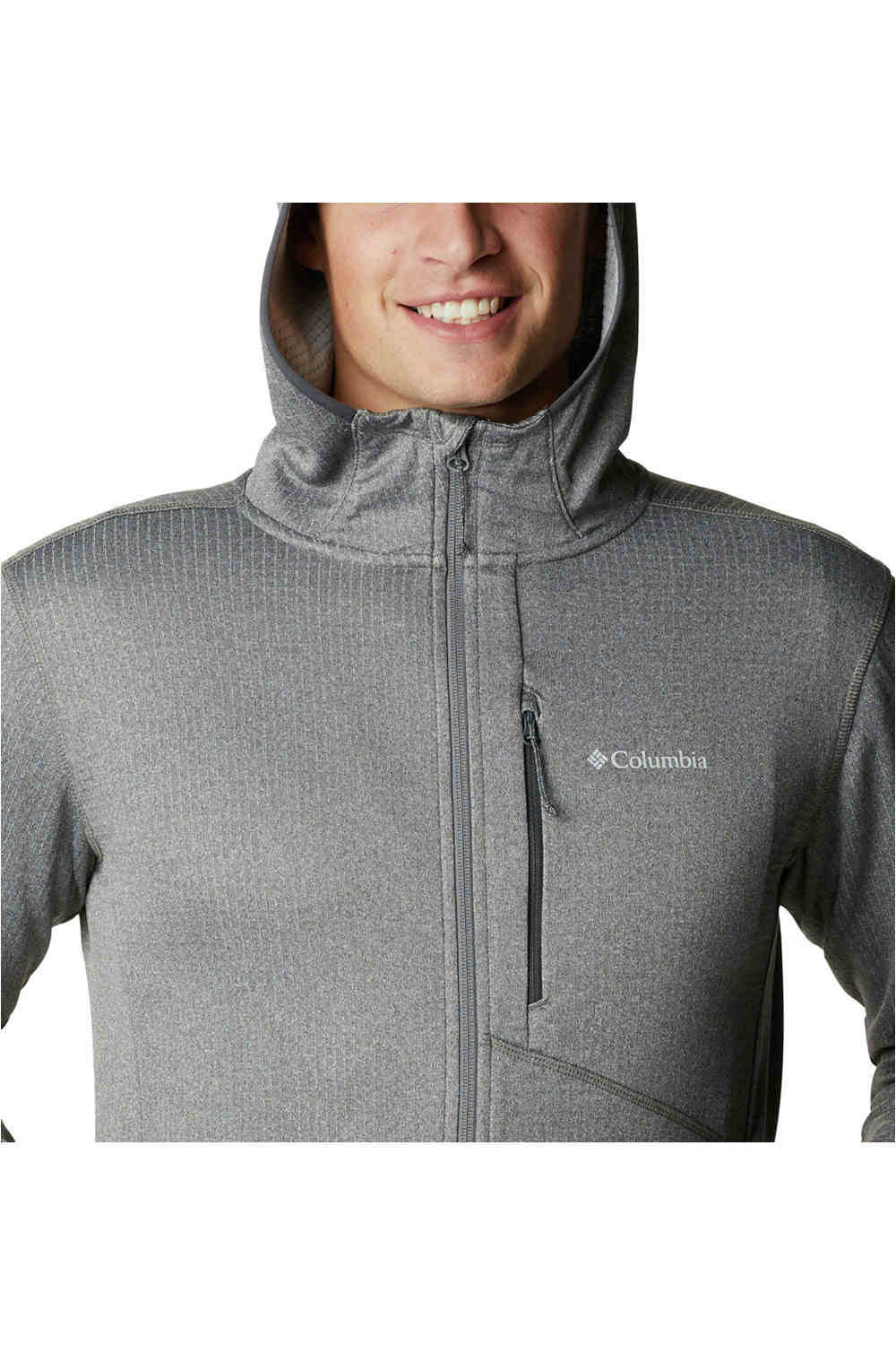 Columbia forro polar hombre Columbia Park View Fleece Full Zip Hoodie vista trasera Columbia forro polar hombre Columbia Park View Fleece Full Zip Hoodie vista trasera