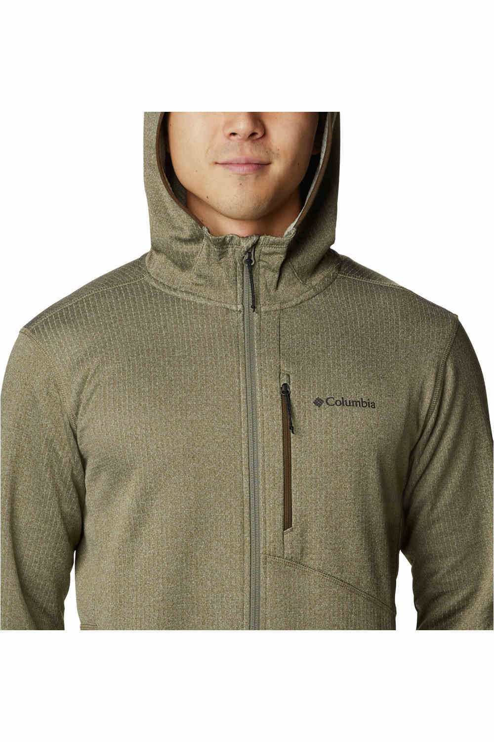 Columbia forro polar hombre Columbia Park View Fleece Full Zip Hoodie vista detalle Columbia forro polar hombre Columbia Park View Fleece Full Zip Hoodie vista detalle