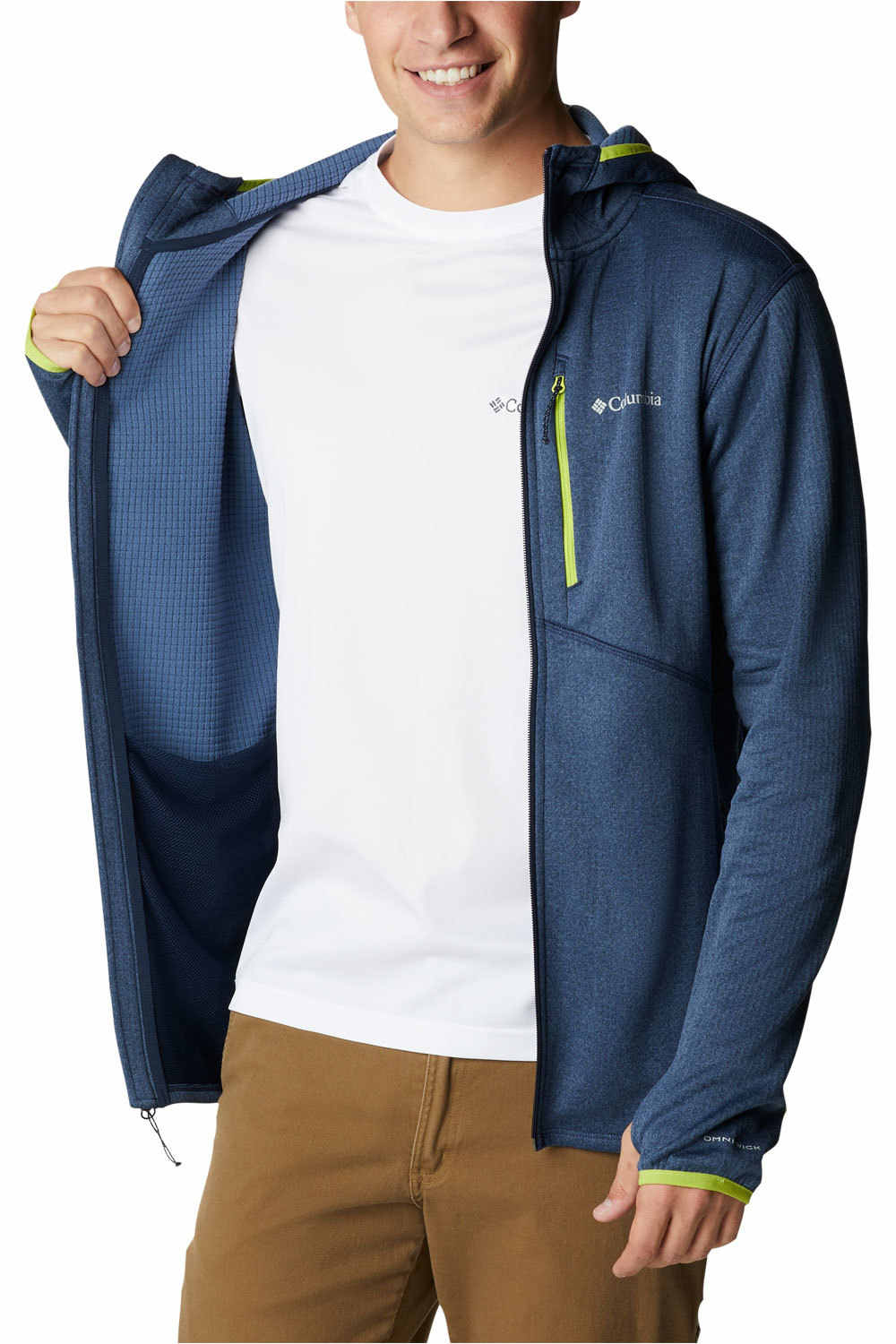 Columbia forro polar hombre Columbia Park View Fleece Full Zip Hoodie vista trasera Columbia forro polar hombre Columbia Park View Fleece Full Zip Hoodie vista trasera