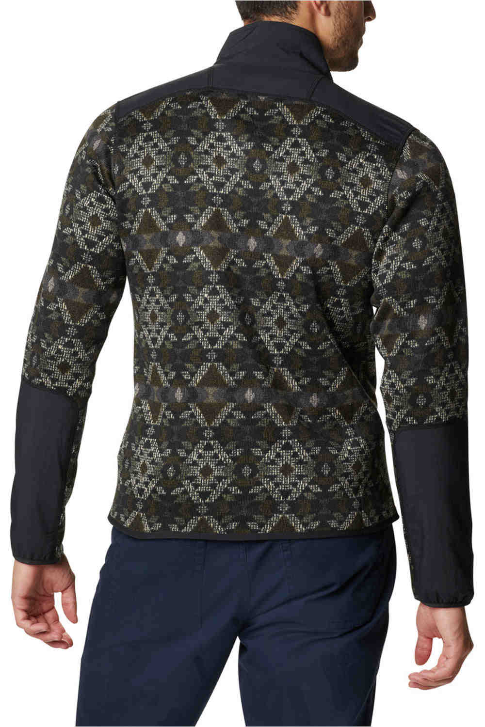 Columbia forro polar hombre Columbia Sweater Weather Printed Half Zip vista trasera Columbia forro polar hombre Columbia Sweater Weather Printed Half Zip vista trasera