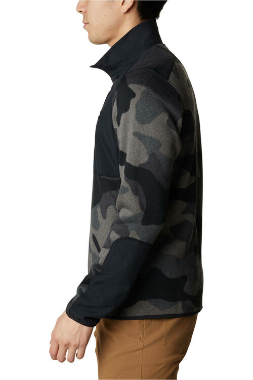 COLUMBIA SWEATER WEATHER PRINTED HALF ZIP negro