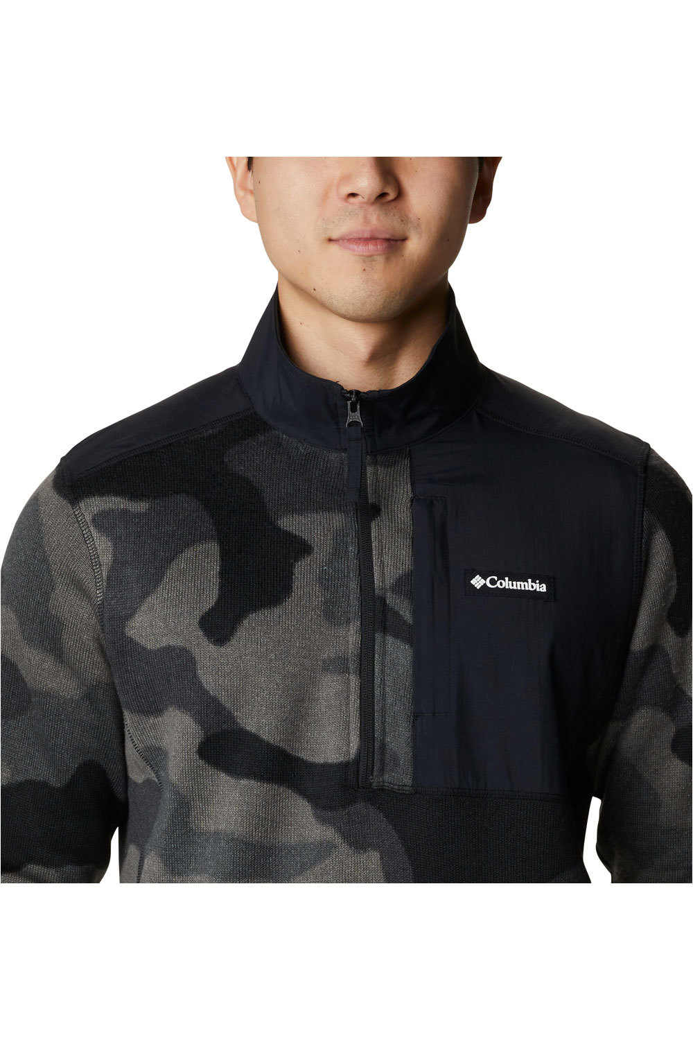 Columbia forro polar hombre Columbia Sweater Weather Printed Half Zip vista trasera Columbia forro polar hombre Columbia Sweater Weather Printed Half Zip vista trasera