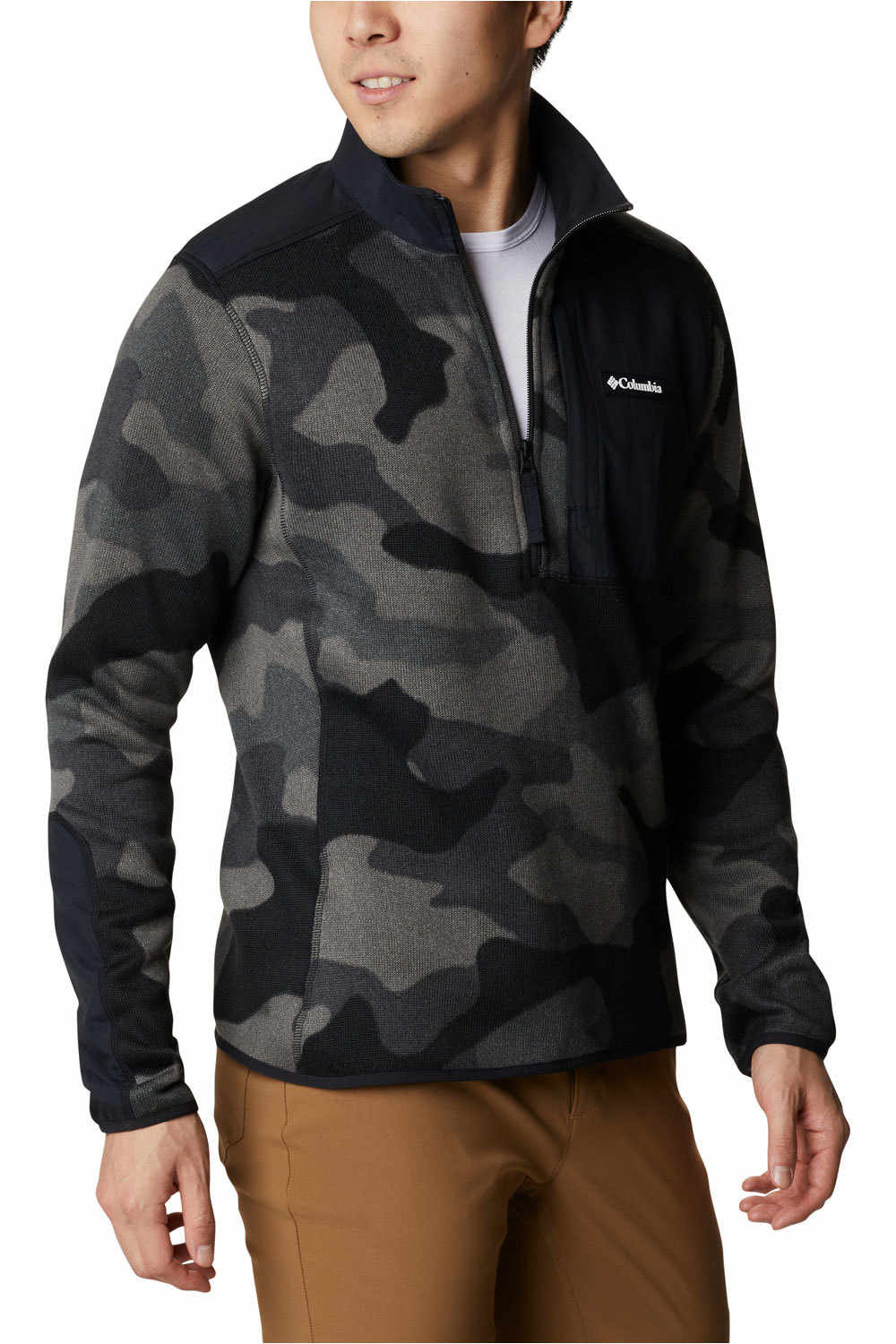Columbia forro polar hombre Columbia Sweater Weather Printed Half Zip vista detalle Columbia forro polar hombre Columbia Sweater Weather Printed Half Zip vista detalle