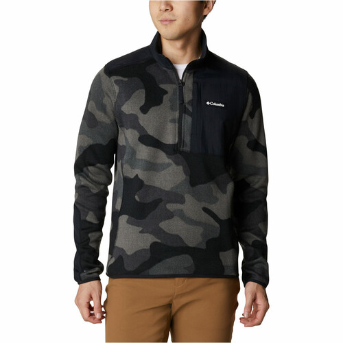 COLUMBIA SWEATER WEATHER PRINTED HALF ZIP negro