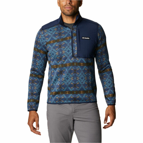 COLUMBIA SWEATER WEATHER PRINTED HALF ZIP azul