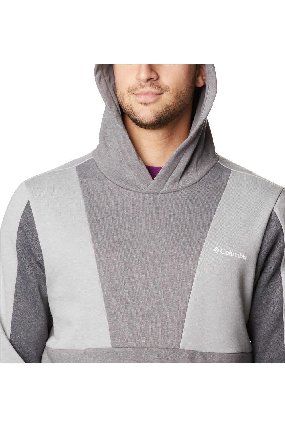 Columbia forro polar hombre Columbia Columbia Lodge Colorblock Hoodie vista trasera Columbia forro polar hombre Columbia Columbia Lodge Colorblock Hoodie vista trasera