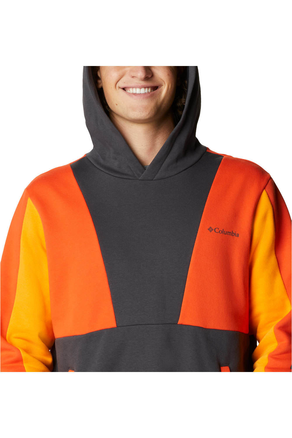 Columbia forro polar hombre Columbia Columbia Lodge Colorblock Hoodie vista trasera Columbia forro polar hombre Columbia Columbia Lodge Colorblock Hoodie vista trasera