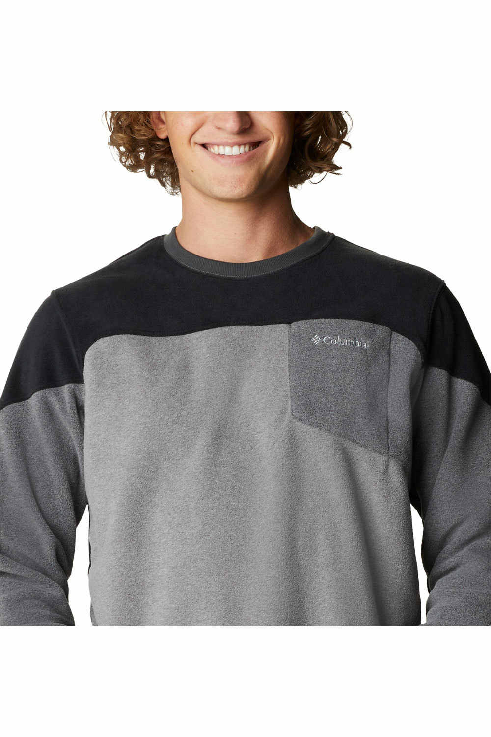 Columbia forro polar hombre Columbia Columbia Lodge Fleece Crew vista trasera Columbia forro polar hombre Columbia Columbia Lodge Fleece Crew vista trasera