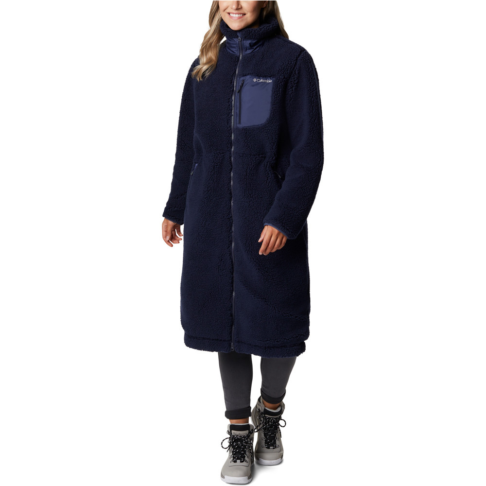 Columbia forro polar mujer Columbia Archer Ridge Long Jacket vista frontal Columbia forro polar mujer Columbia Archer Ridge Long Jacket vista frontal