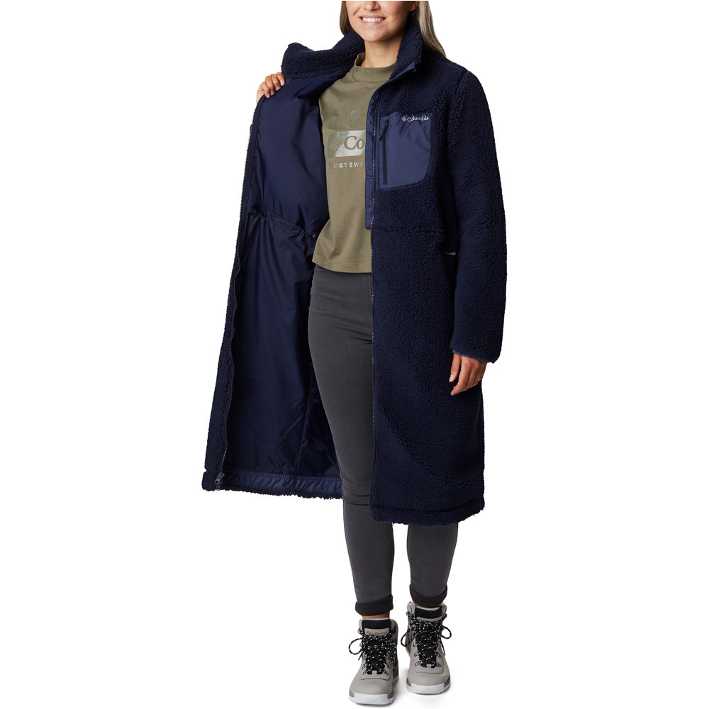 Columbia forro polar mujer Columbia Archer Ridge Long Jacket vista trasera Columbia forro polar mujer Columbia Archer Ridge Long Jacket vista trasera