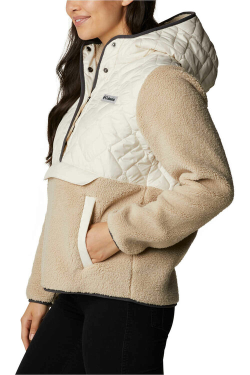 COLUMBIA SWEET VIEW FLEECE HOODED PULLOVER blanco