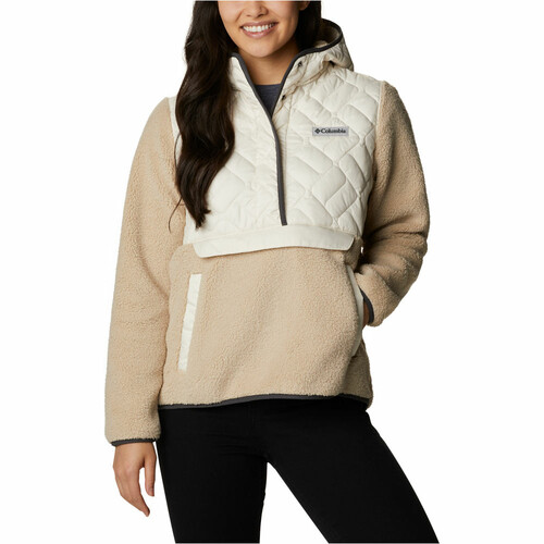 COLUMBIA SWEET VIEW FLEECE HOODED PULLOVER blanco
