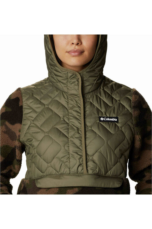 COLUMBIA SWEET VIEW FLEECE HOODED PULLOVER verde