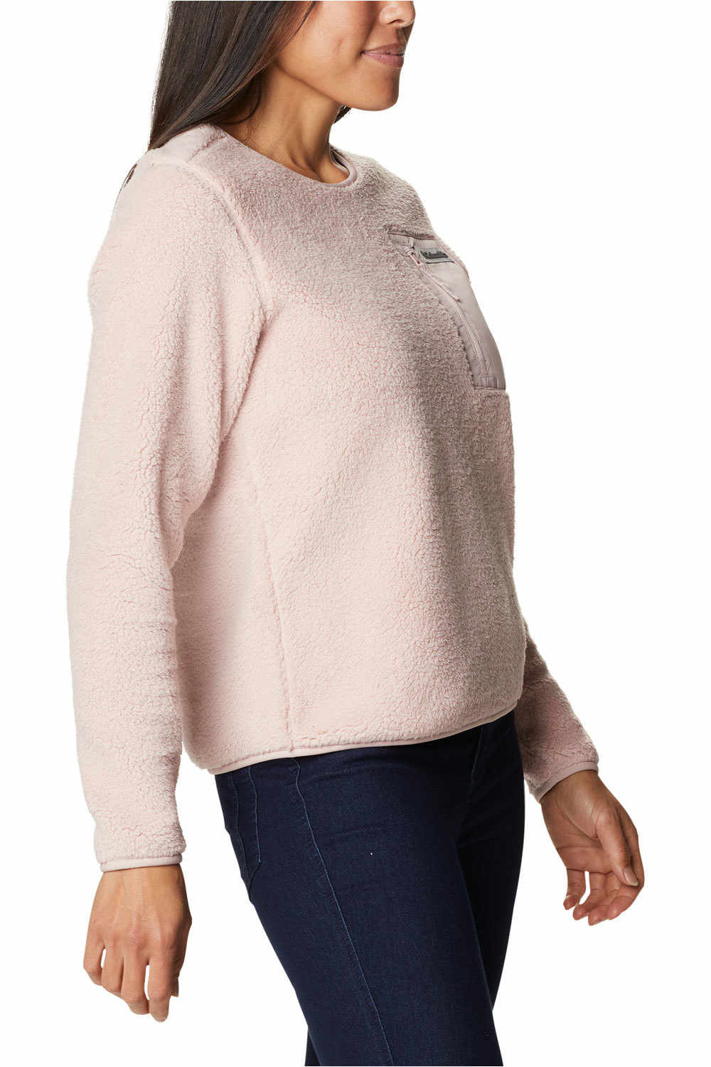 Columbia forro polar mujer Columbia West Bend Crew vista detalle Columbia forro polar mujer Columbia West Bend Crew vista detalle