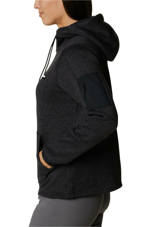 COLUMBIA W SWEATER WEATHER HOODED PULLOVER negro