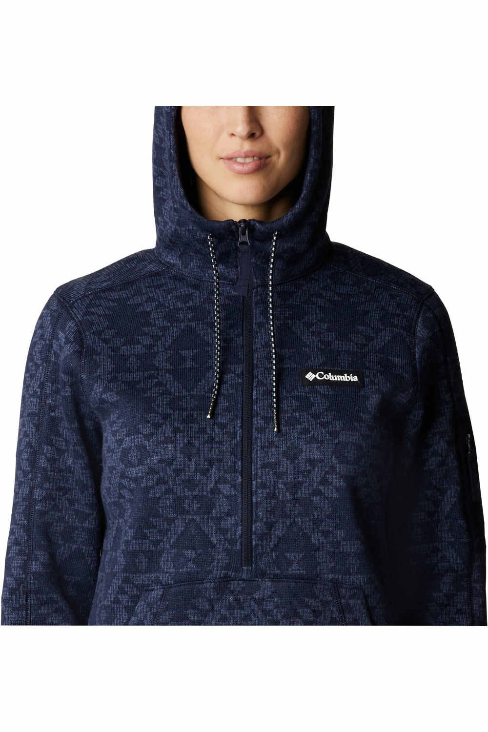 Columbia forro polar mujer Columbia W Sweater Weather Hooded Pullover vista trasera Columbia forro polar mujer Columbia W Sweater Weather Hooded Pullover vista trasera
