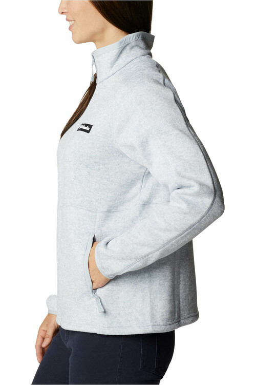 COLUMBIA W SWEATER WEATHER FULL ZIP GR gris