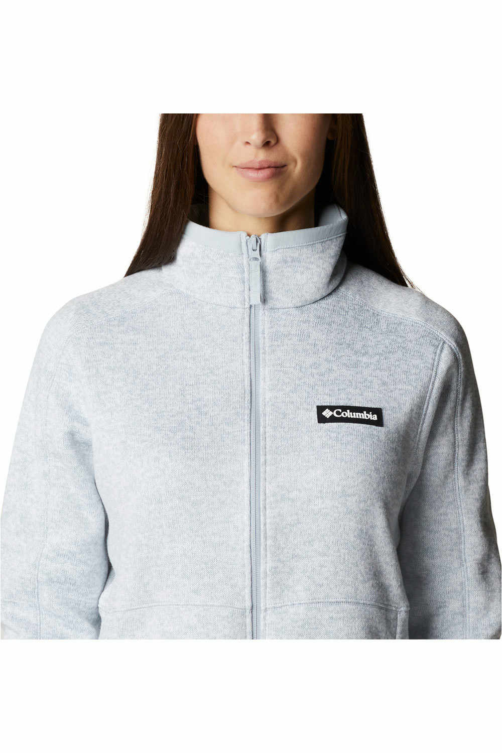 Columbia forro polar mujer Columbia W Sweater Weather Full Zip GR vista trasera Columbia forro polar mujer Columbia W Sweater Weather Full Zip GR vista trasera