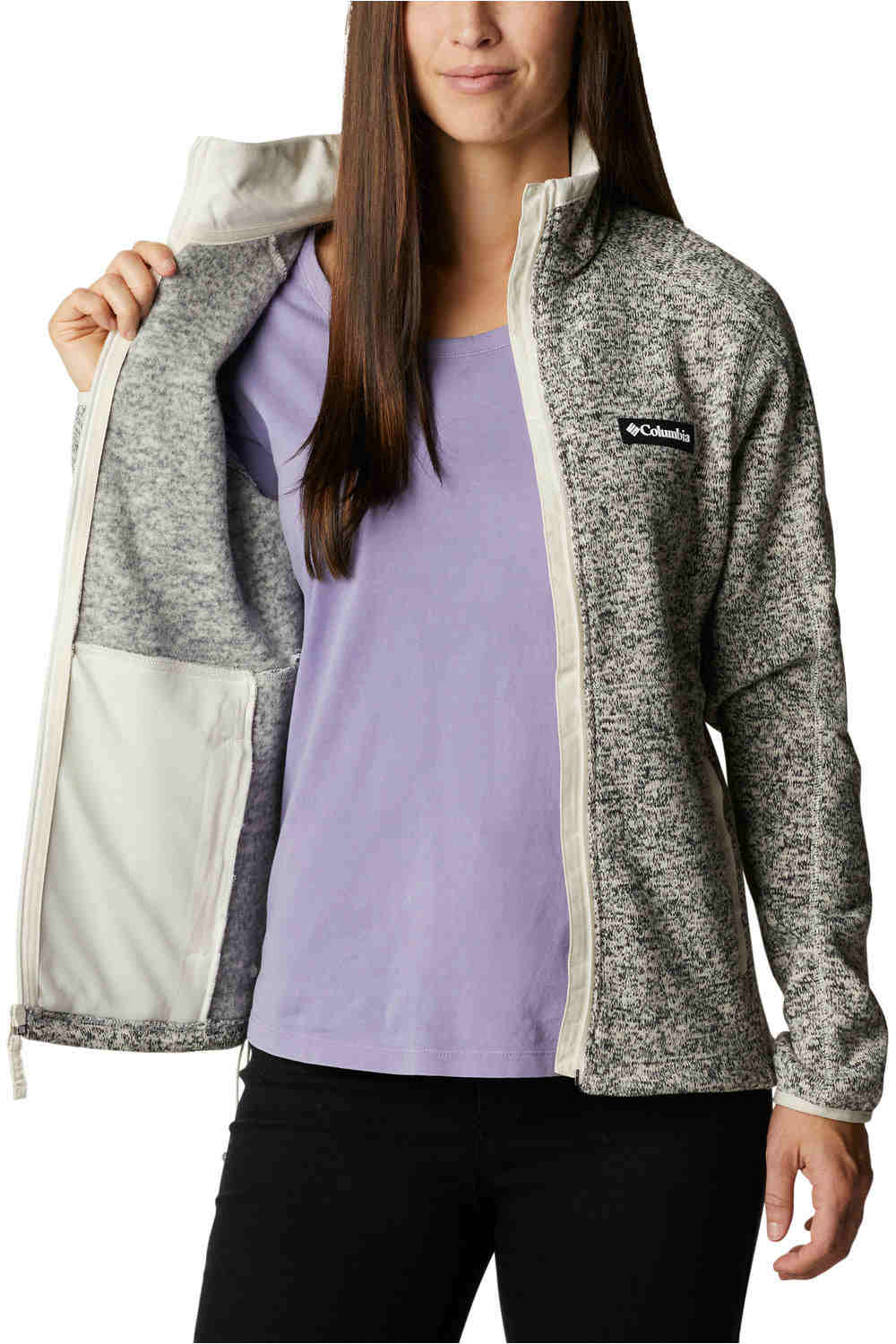 Columbia forro polar mujer Columbia W Sweater Weather Full Zip vista detalle Columbia forro polar mujer Columbia W Sweater Weather Full Zip vista detalle